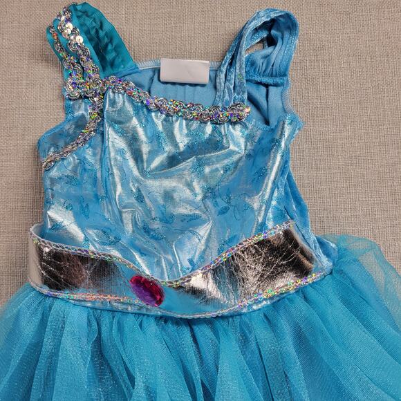 Disney Princess Frozen Elsa Dress and Shoes Set One Size Ages 3+ Play - Picture 8 of 13